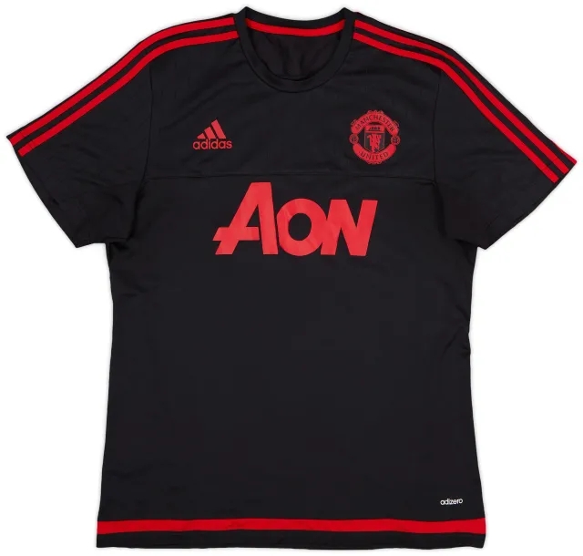 2015-16 Manchester United adidas Training Shirt - 8/10 - (L)