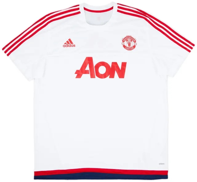 2015-16 Manchester United adidas Training Shirt - 9/10 - (XXL)