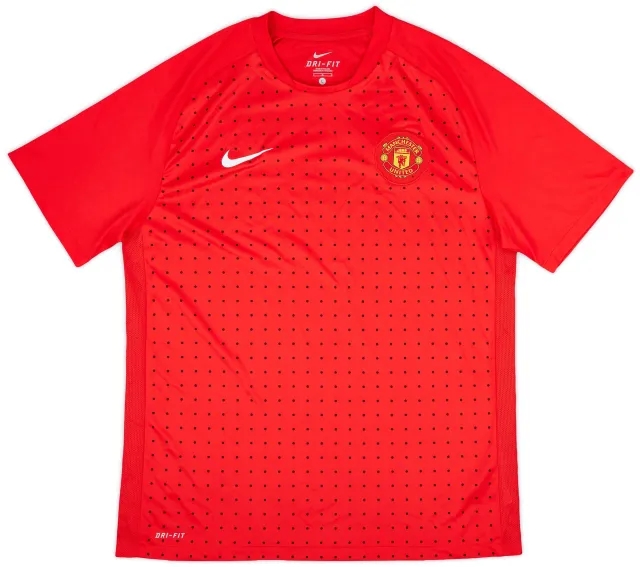 2010-11 Manchester United Nike Training Shirt - 9/10 - (L)