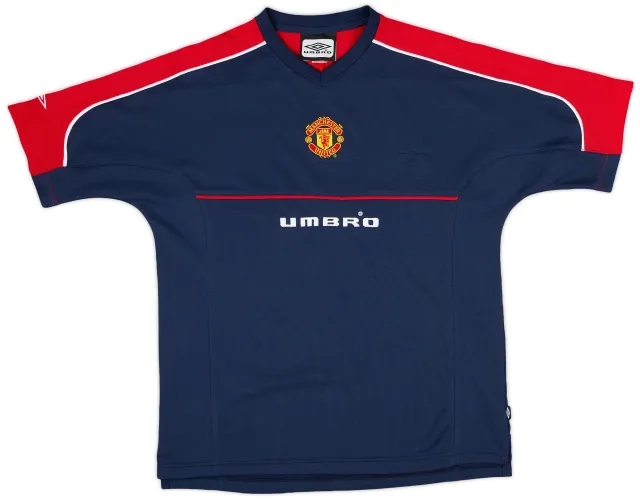 1998-99 Manchester United Umbro Training Shirt - 9/10 - (M)