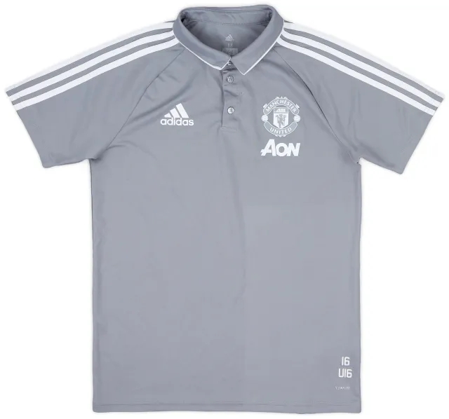2017-18 Manchester United adidas Polo Shirt - 9/10 - (M)