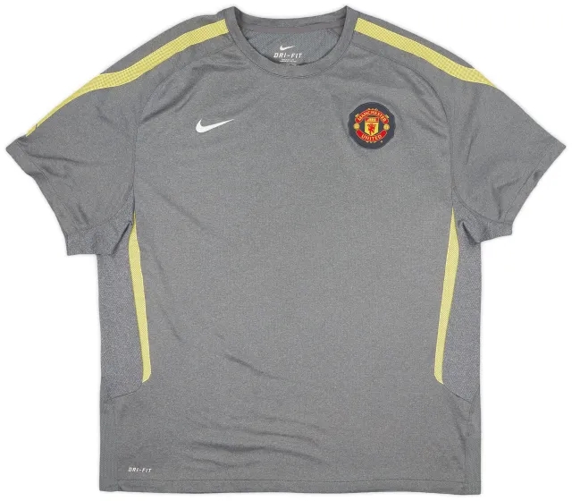 2011-12 Manchester United Nike Training Shirt - 9/10 - (XXL)