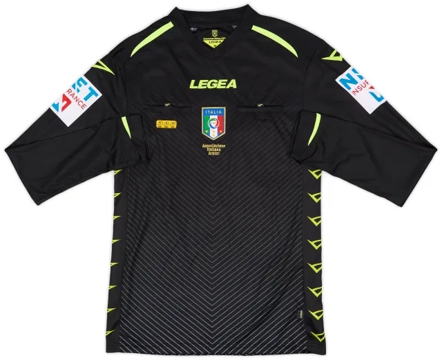 2014-15 Italy FIGC Legea Referee L/S Shirt - 10/10 - (M)