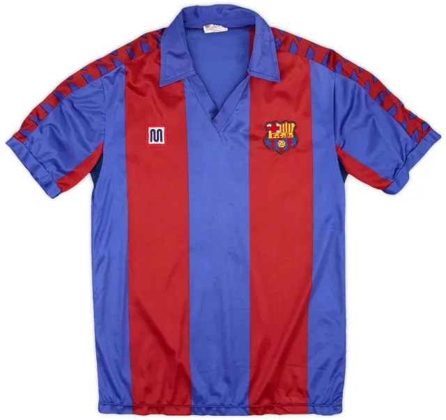 Meyba 1984-89 Barcelona Home Shirt #8 - 8/10 - (S)