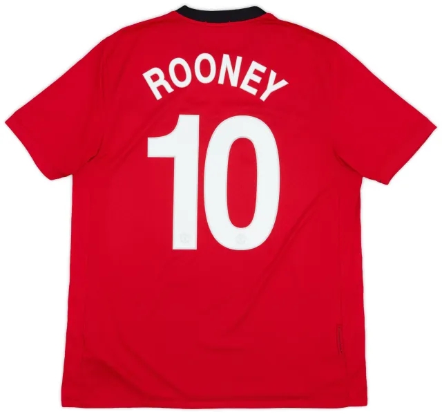 Nike 2009-10 Manchester United Home Shirt Rooney #10 - 5/10 - (L)