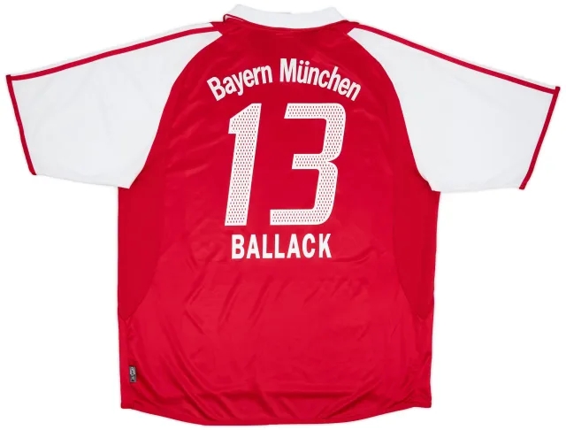 adidas 2004-05 Bayern Munich Home Shirt Ballack #13 - 7/10 - (XXL)