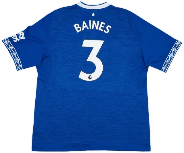 Umbro 2018-19 Everton Home Shirt Baines #3 - 10/10 - (3XL)
