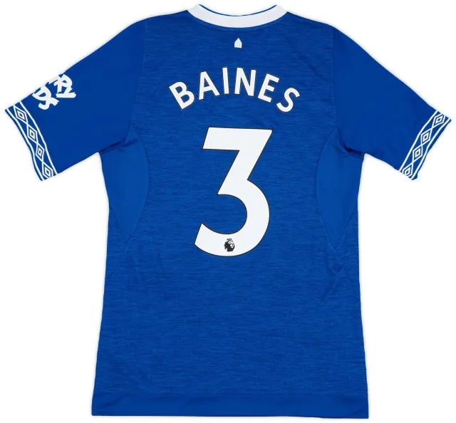 Umbro 2018-19 Everton Home Shirt Baines #3 - 10/10 - (S)