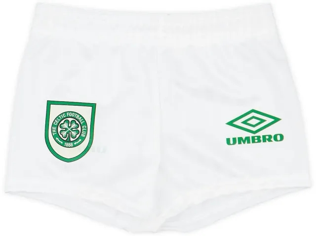 Umbro 1993-95 Celtic Home Shorts - 8/10 - (2-3 Years)