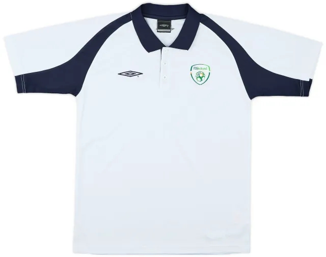 2007-08 Ireland Umbro 1/4 Zip Polo Shirt - 8/10 - (M)