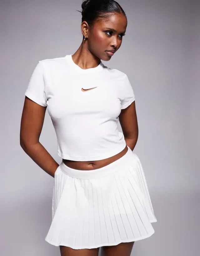 Nike Chill Knit Women T-Shirts - White