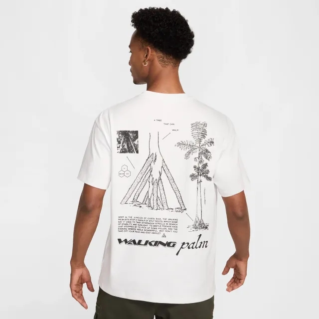 Nike ACG 'Walking Tree' Men's Dri-FIT T-Shirt - White - Sustainable Materials