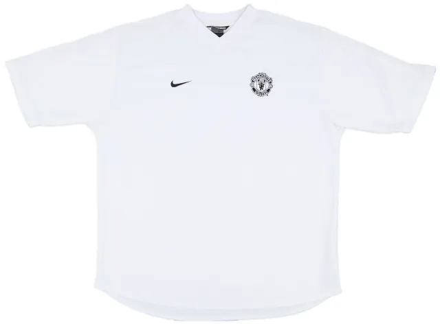 2002-03 Manchester United Nike Training Shirt - 9/10 - (XL)