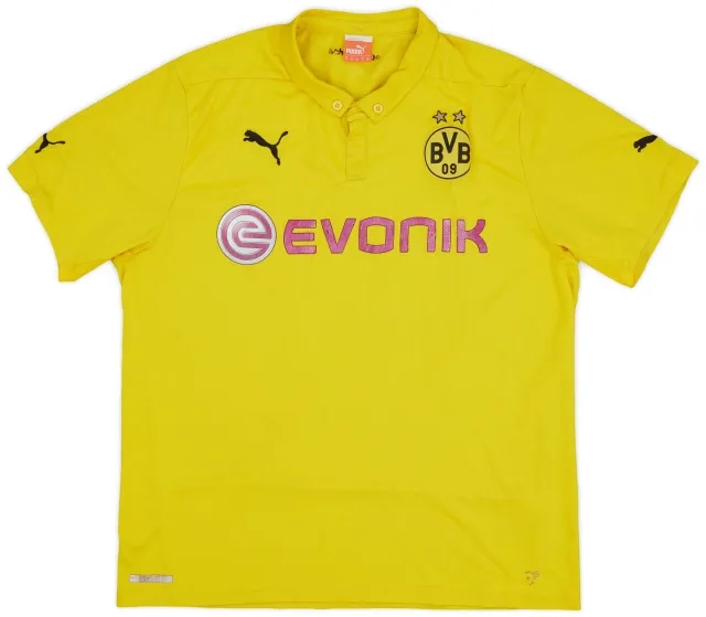 Puma 2014-15 Dortmund CL Home Shirt - 5/10 - (XL)