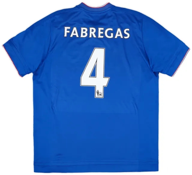 adidas 2015-16 Chelsea Home Shirt Fabregas #4 - 7/10 - (XL)