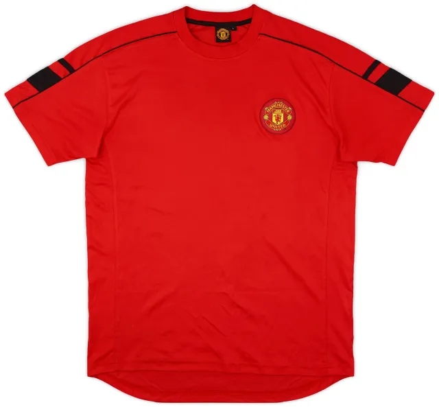 T-Shirts 2000s Manchester United Cotton Tee - 9/10 - (L)