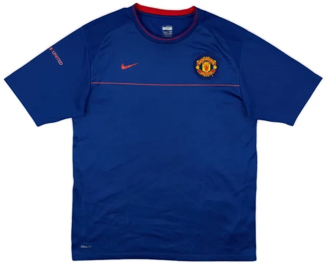 2008-09 Manchester United Nike Training Shirt - 8/10 - (L)