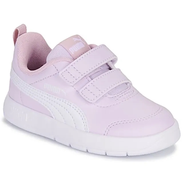 Puma  Courtflex V3 Inf  girls's Children's Shoes (Trainers) in Pink