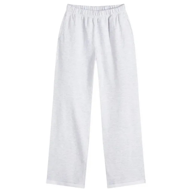 SKIMS Women's Cotton Fleece Straight Leg Pant Light Heather Grey