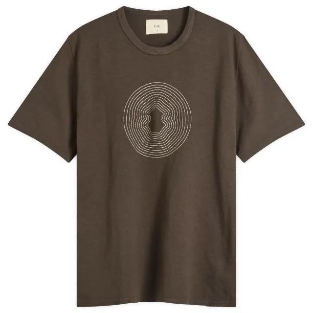 Folk Men's Zaki T-Shirt Black/Light Stone
