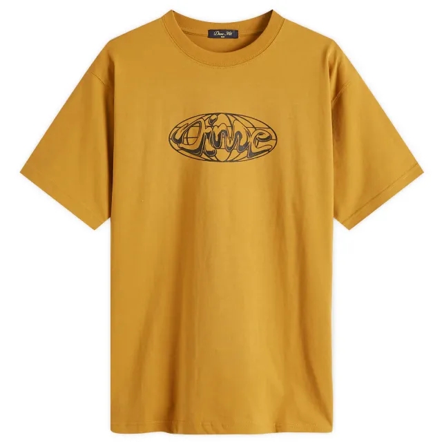 Dime Men's Globe T-Shirt Coffee
