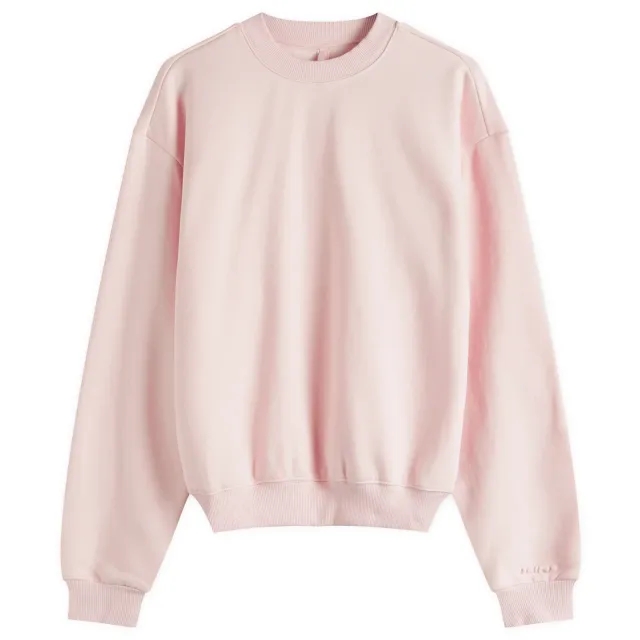 SKIMS Women's Cotton Fleece Classic Crew Sweatshirt Barely Pink