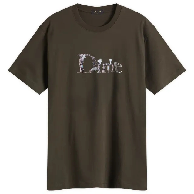 Dime Men's Classic Steampunk T-Shirt Vintage Black