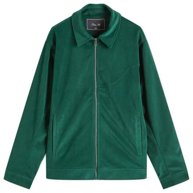 Dime Men's Cord Zip Jacket Emerald