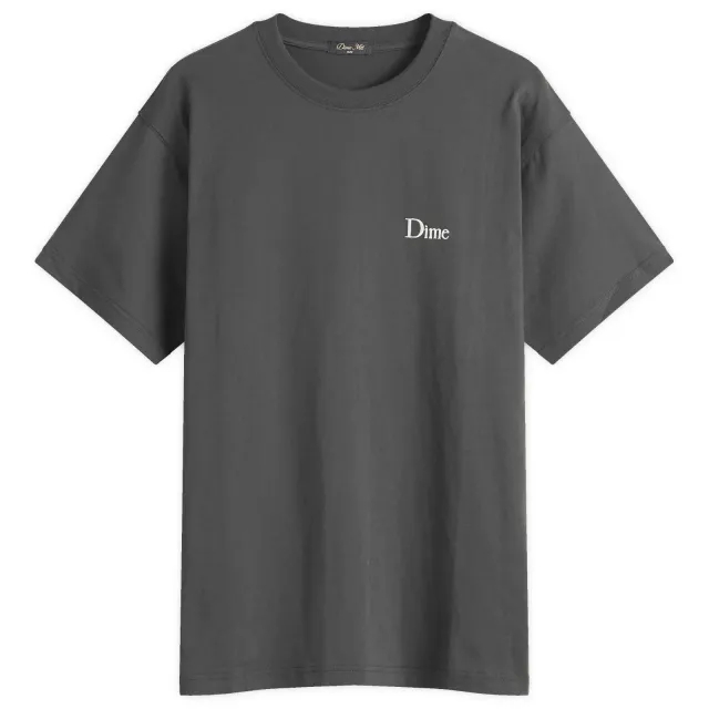 Dime Men's Classic Small Logo T-Shirt Vintage Black