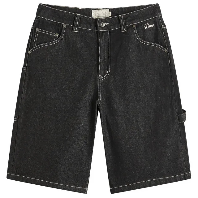 Dime Men's Classic Denim Shorts Black Washed