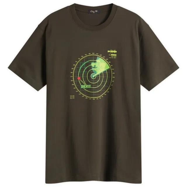 Dime Men's Radar T-Shirt Vintage Black