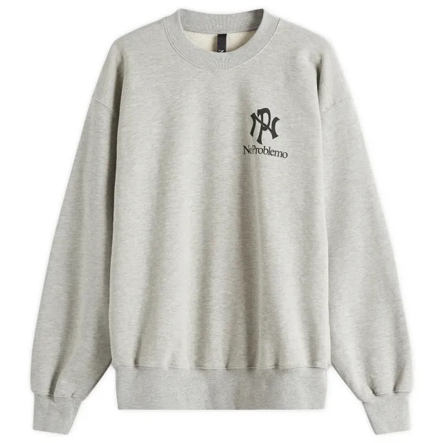 No Problemo Men's NYP Sweatshirt Grey Marl