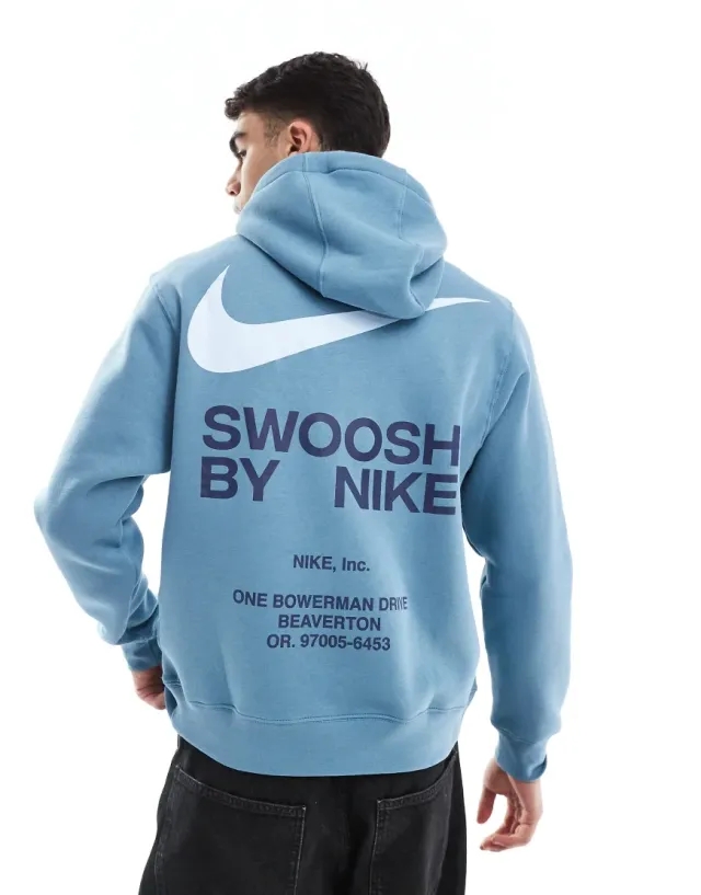 Nike Athletics Pullover Hoodie - Blue - Size XL - Blue