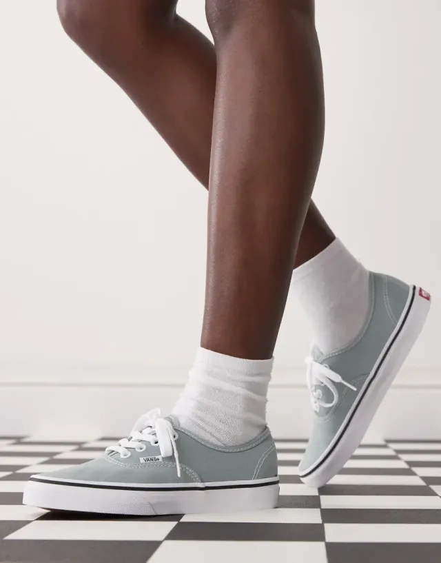 Vans Authentic Colour Theory Trainers In Light Grey