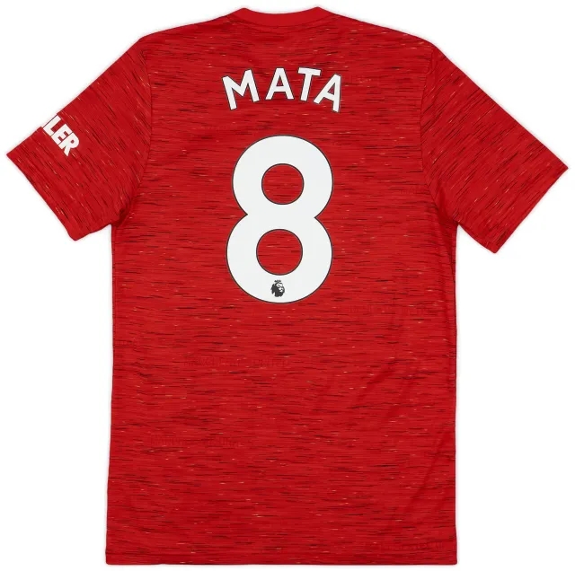 adidas 2020-21 Manchester United Home Shirt Mata #8 - 9/10 - (M)