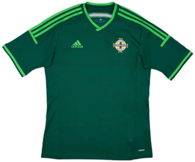 adidas 2014 Northern Ireland Home Shirt - 8/10 - (M)