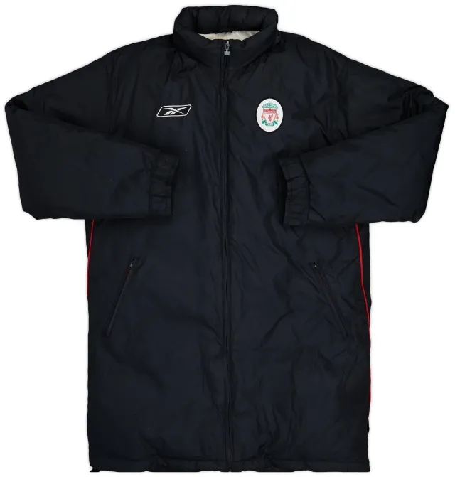 2002-04 Liverpool Reebok Padded Bench Coat - 9/10 - (M)