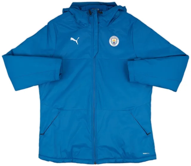 2023-24 Manchester City Puma Padded Bench Coat - 8/10 - (XL)