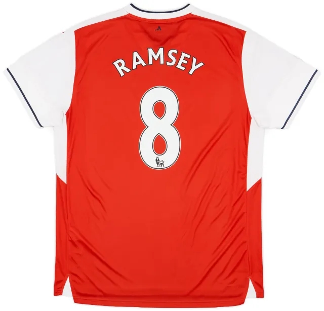 Puma 2016-17 Arsenal Home Shirt Ramsey #8 - 9/10 - (XL)