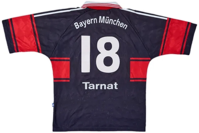 adidas 1997-99 Bayern Munich Home Shirt Tarnat #18 - 8/10 - (M)
