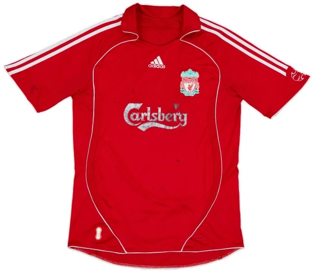 adidas 2006-08 Liverpool Home Shirt - 4/10 - (L)