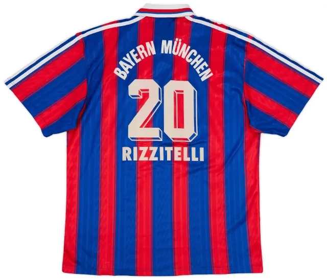 adidas 1995-97 Bayern Munich Home Shirt Rizzitelli #20 - 7/10 - (L)