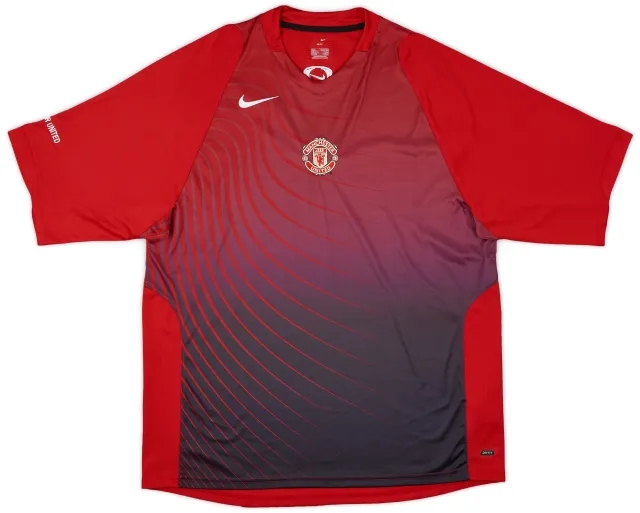 2006-07 Manchester United Nike Training Shirt - 8/10 - (L)