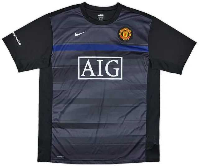 2009-10 Manchester United Nike Training Shirt - 7/10 - (XL)