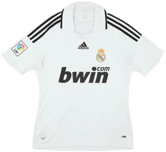 adidas 2008-09 Real Madrid Home Shirt - 5/10 - (S)