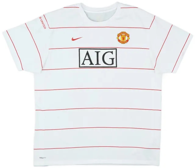 2008-09 Manchester United Nike Training Shirt - 7/10 - (XL)