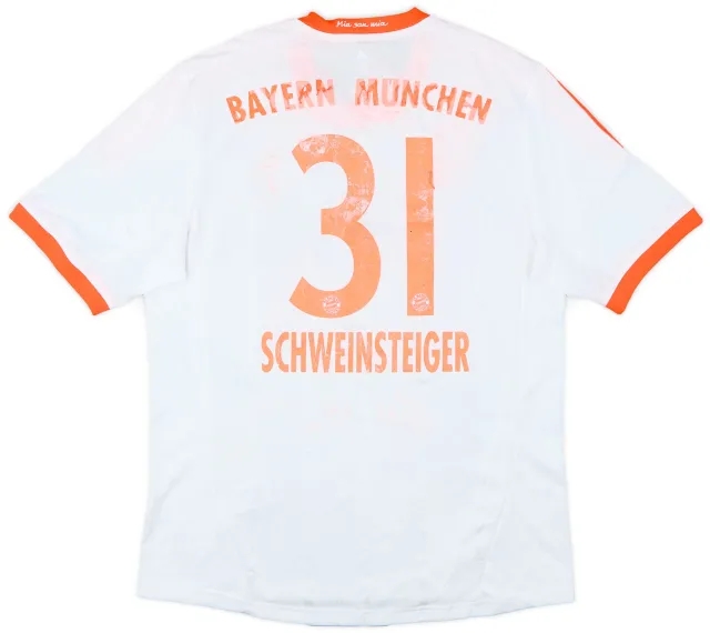 adidas 2012-13 Bayern Munich Away Shirt Schweinsteiger #31 - 3/10 - (L)