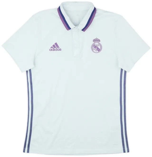 2016-17 Real Madrid adidas Polo Shirt - 6/10 - (M)
