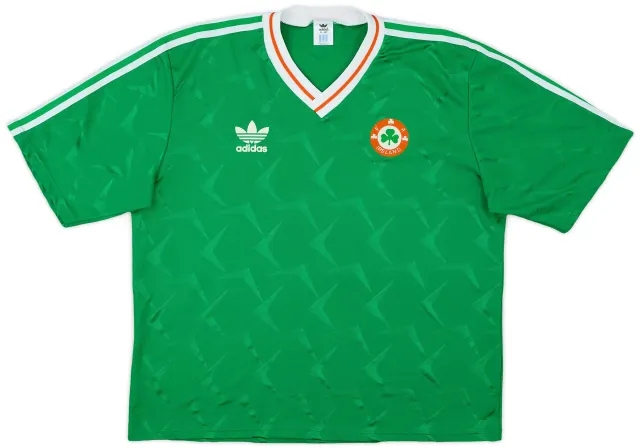 adidas 1990-92 Ireland Home Shirt - 8/10 - (XL)