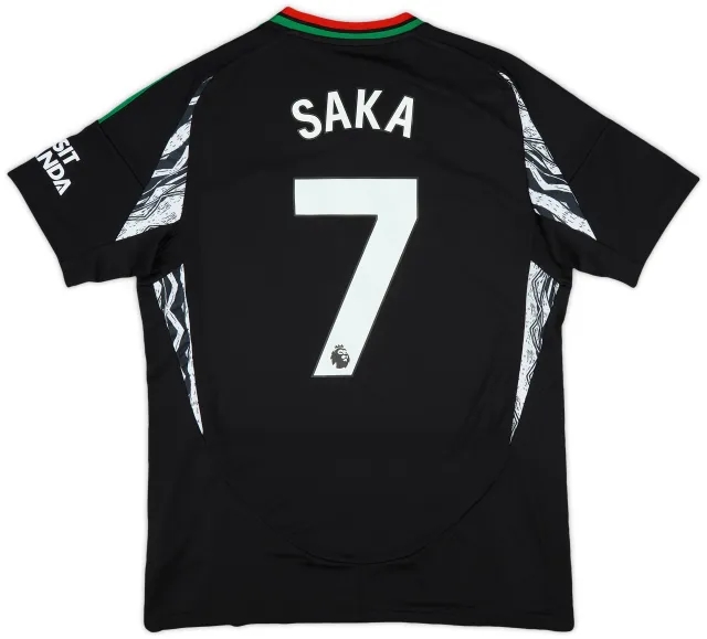 adidas 2024-25 Arsenal Away Shirt Saka #7 (L)